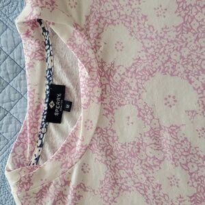 "SPERRY" Blouse, Pink & White. Size M